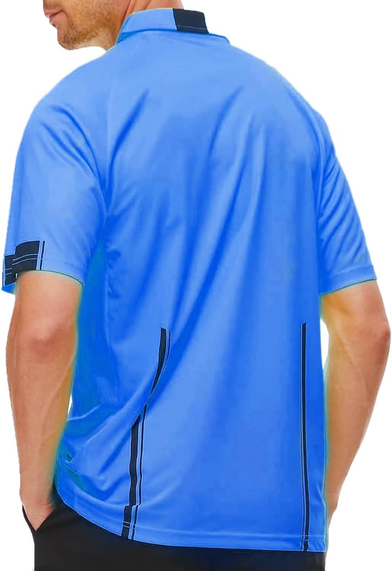 VKT Soccer Referee Shirt Jersey Kit Official Short Sleeve Ref Shirts Uniform Halloween Costume for Men & Women - Image 2